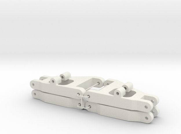 TAMIYA FALCON FRONT A-ARM SET in White Natural Versatile Plastic