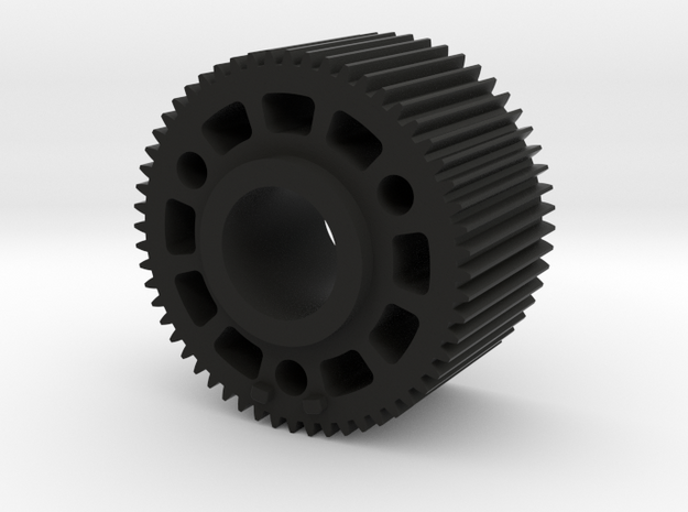 Preston Standard 0.8 Module Gears. 1" long in Black Natural Versatile Plastic