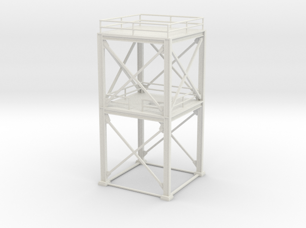 'S Scale' - 16' x 16'  LO Structure - Modified in White Natural Versatile Plastic