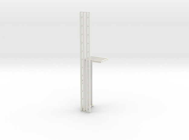'S Scale' - Fall Protection in White Natural Versatile Plastic