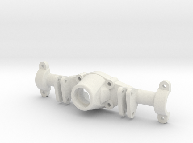 MA10 Axle Housing Front Half for AMC Gremlin  in White Natural Versatile Plastic