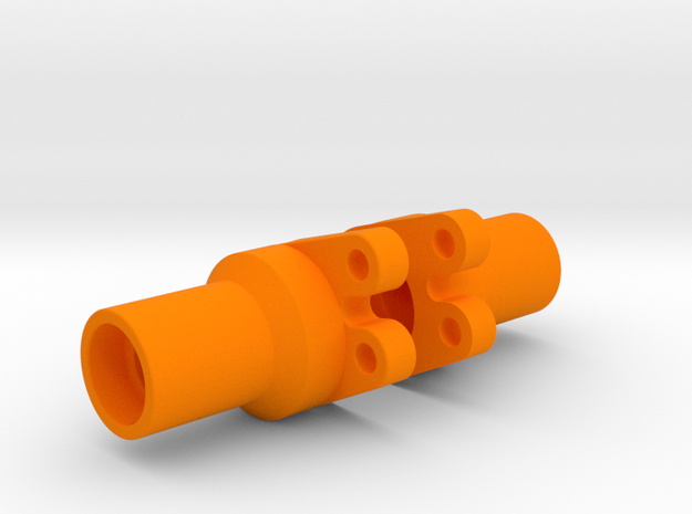 Losi Mini Rock Crawler Lockout for rear axle in Orange Processed Versatile Plastic
