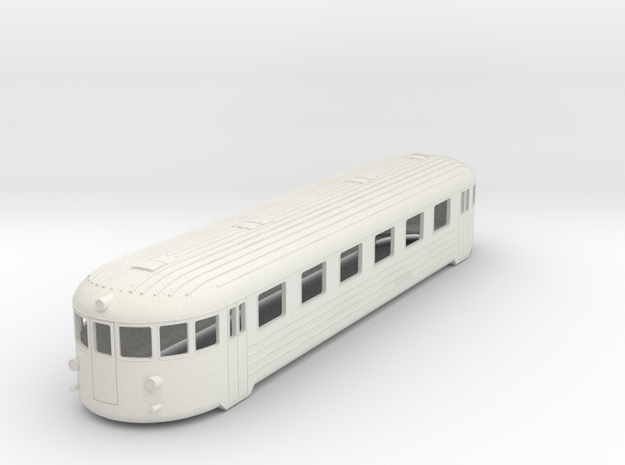 0-87-finnish-vr-dm7-railcar in White Natural Versatile Plastic