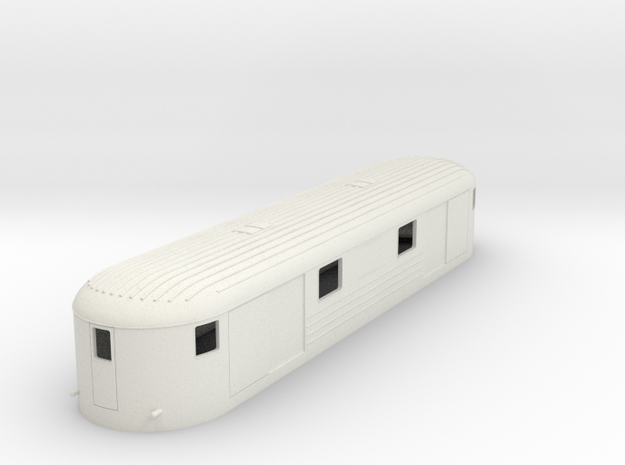 0-92-finnish-vr-dm7-railcar-goods-trailer in White Natural Versatile Plastic