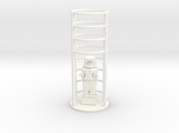 Lost in Space  -Jupiter 2 - Robot Elevator - M in White Processed Versatile Plastic