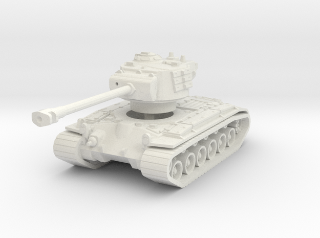 T-26E5 Pershing (no skirts) 1/76 in White Natural Versatile Plastic