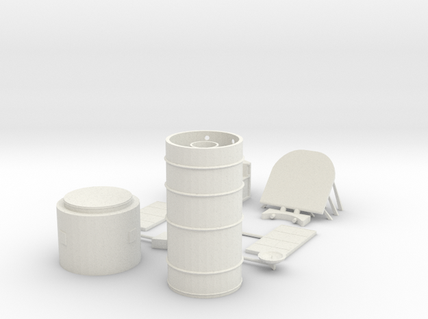 hubble Model Kit in White Natural Versatile Plastic