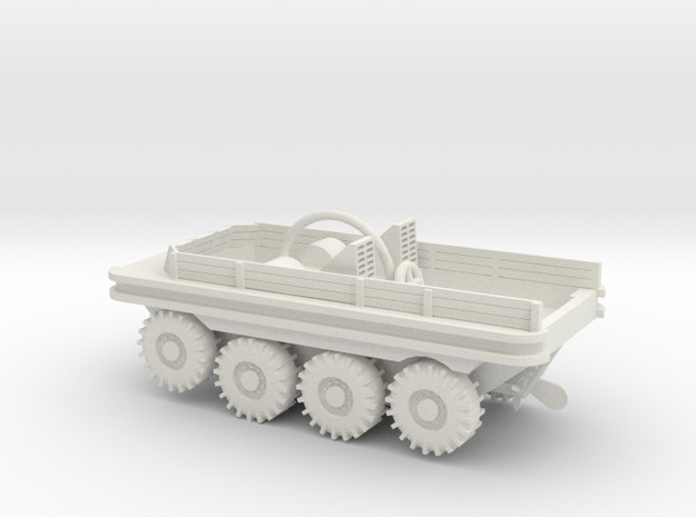 1/48 Scale Terrapin amphibious vehicle in White Natural Versatile Plastic