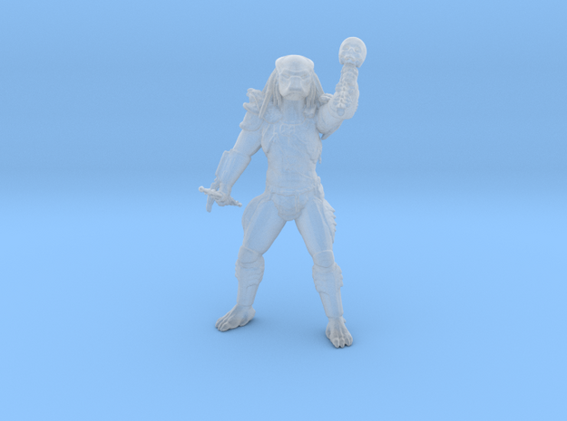 Predator City Hunter miniature model games warrior in Tan Fine Detail Plastic