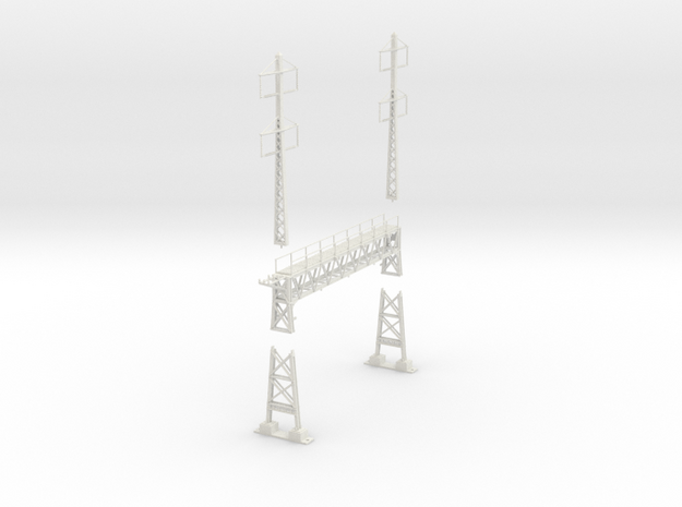 PRR signal lattice 2-2x2-2_3 track in White Natural Versatile Plastic