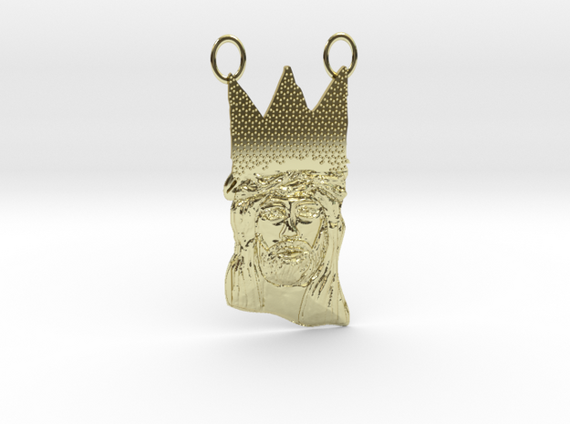 The King Jesus Christ (Contact for Customization) in 18K Yellow Gold