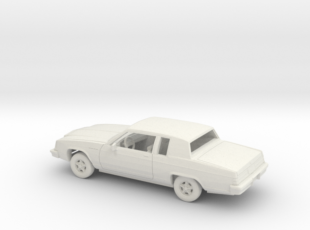1/43 1980 Buick Electra Coupe Kit in White Natural Versatile Plastic
