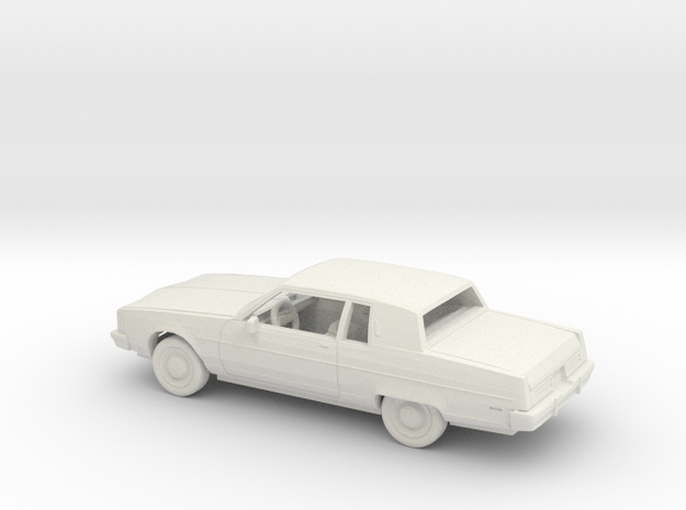 1/43 1980-84 Oldsmobile 98 Regency Coupe Kit in White Natural Versatile Plastic