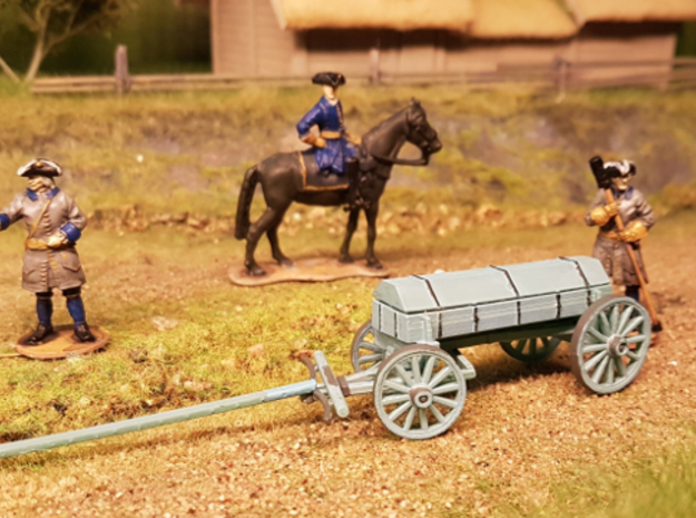 Carolean Bullet wagon in Smooth Fine Detail Plastic: 1:56