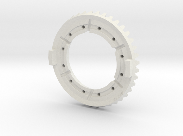 RingGearF509-G -1-20th Scale in White Natural Versatile Plastic