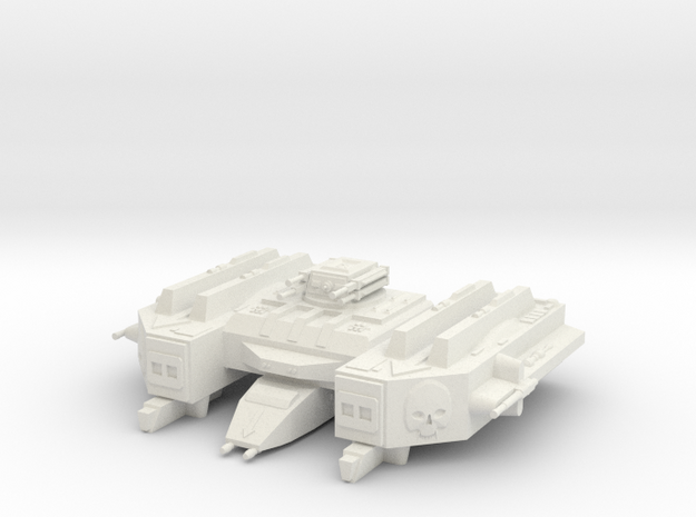 SW300-Aotrs 03 Crater Fightercruiser in White Natural Versatile Plastic