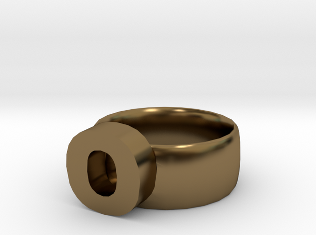 O Ring in Polished Bronze