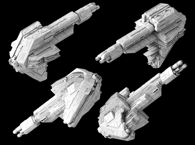 (Armada) Starhawk Prototype in White Natural Versatile Plastic