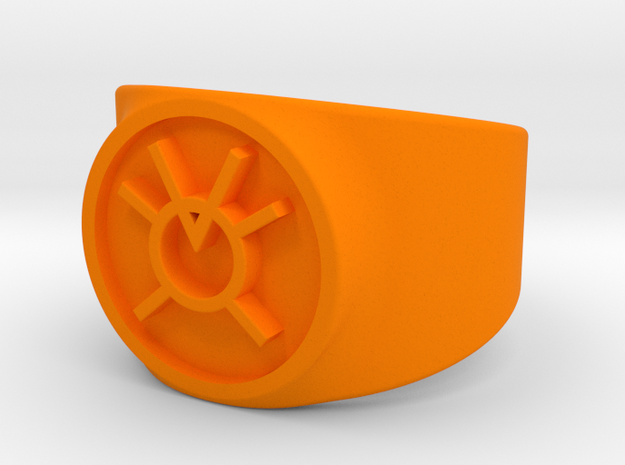 GL - Orange Lantern (Greed) Comic Style in Orange Processed Versatile Plastic: 10 / 61.5