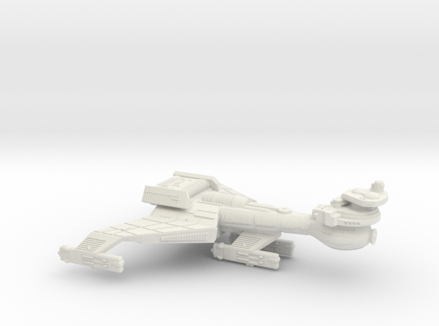 3788 Scale Klingon B9K Refitted Fast Battleship WE in White Natural Versatile Plastic