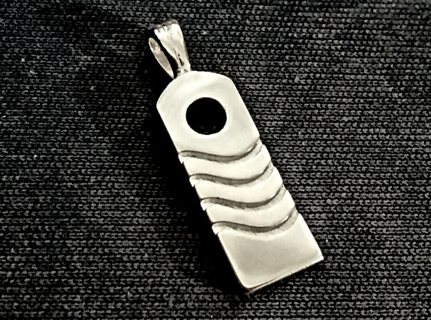 Four elements [pendant] in Polished Silver