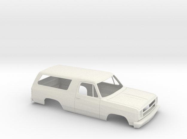 1/25 1978/79  Dodge Ramcharger Shell in White Natural Versatile Plastic