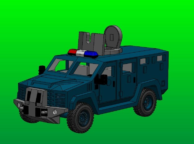 Bearcat G3 SWAT in Gray PA12: 1:100