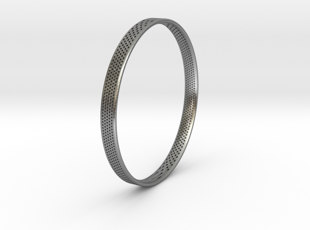 Circle ring 57mm in Natural Silver: 8.25 / 57.125