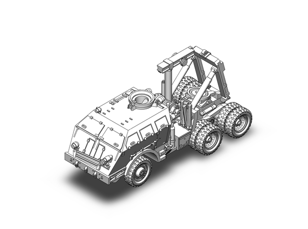 M25 / M26 tractor tank wrecker Dragon Wagon in Tan Fine Detail Plastic: 1:400