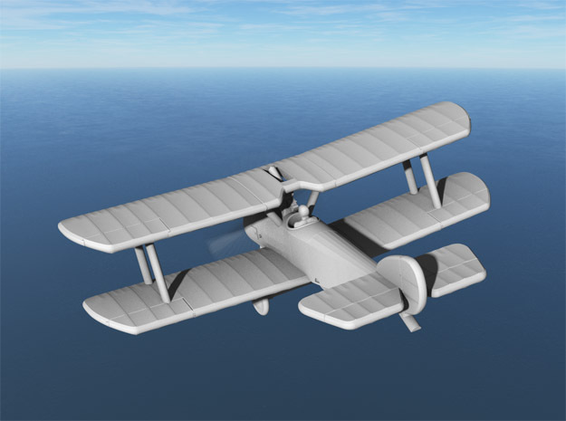 Sopwith Pup (RNAS, 1:144) in White Natural Versatile Plastic