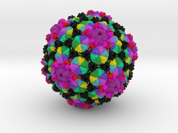 YSD1 Bacteriophage in Natural Full Color Sandstone