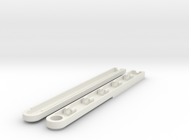 PZM Arm 4in v1.1 in White Natural Versatile Plastic
