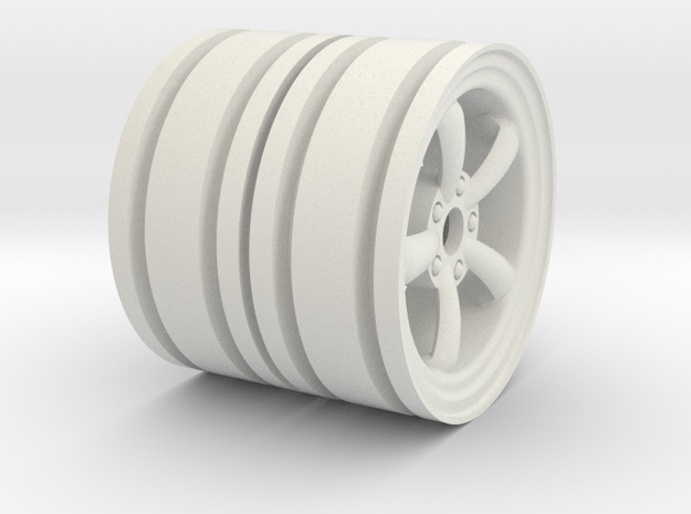SRB EMPI front narrow wheels 1.7" - pair in White Natural Versatile Plastic