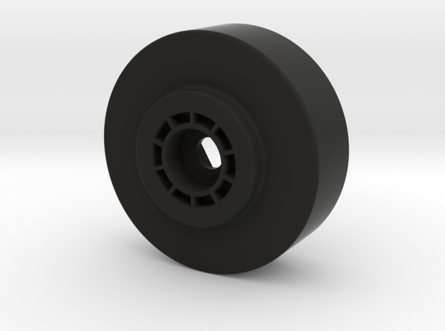 1/24 Offroad style rim. (7mm hex style) in Black Natural Versatile Plastic