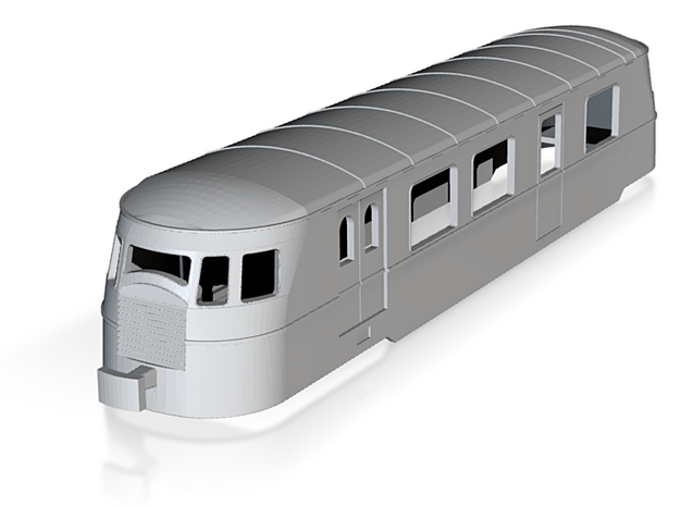 bl160fs-a80d1-railcar-correze in Tan Fine Detail Plastic