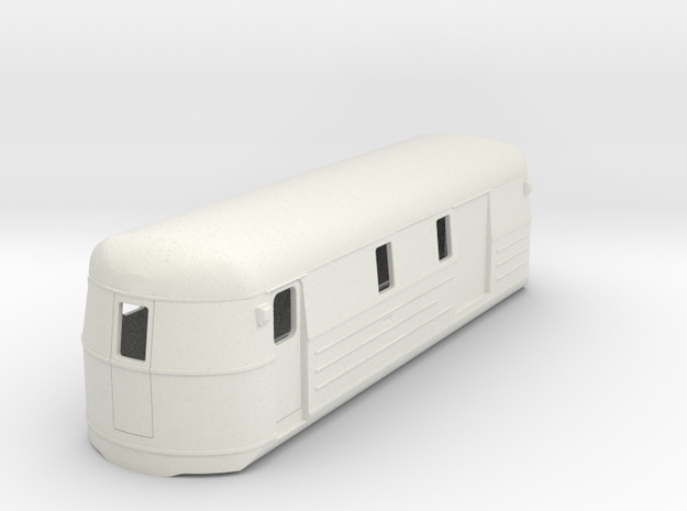 sj100-udf05-ng-railcar-trailer-van in White Natural Versatile Plastic
