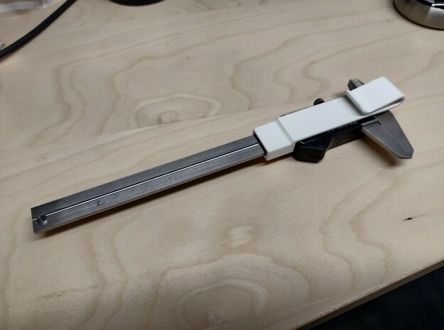 Belt clip for a caliper  in White Natural Versatile Plastic