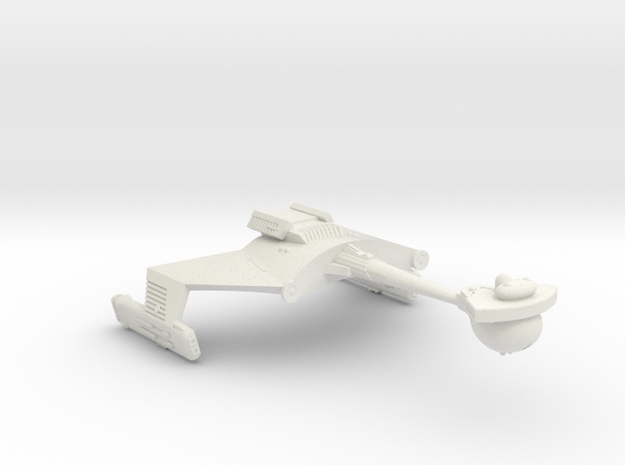 3788 Scale Klingon D6D Drone Cruiser WEM in White Natural Versatile Plastic