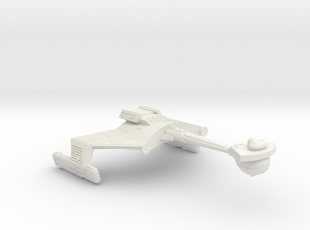 3125 Scale Klingon D6DK Refitted Drone Cruiser WEM in White Natural Versatile Plastic
