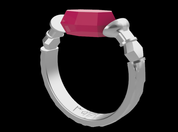 Ring from No Game No Life in White Processed Versatile Plastic: 7.5 / 55.5