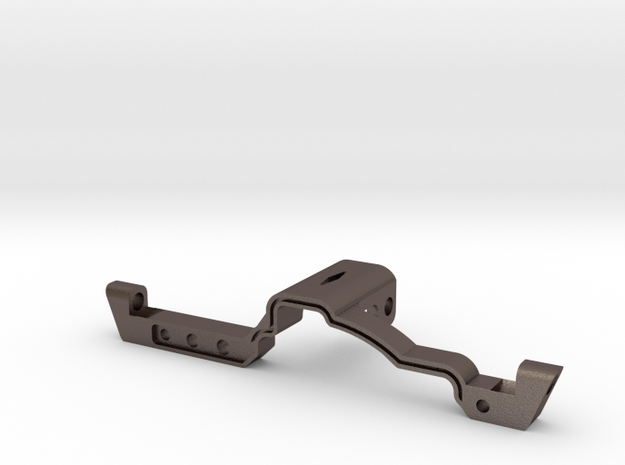 Metal Rear Truss for Redcat HD Portal Axles in Polished Bronzed-Silver Steel