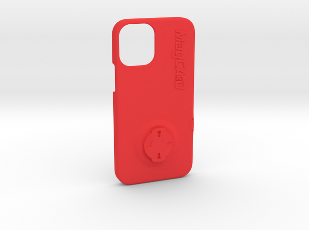 iPhone 12 Mini Wahoo Mount Case in Red Processed Versatile Plastic