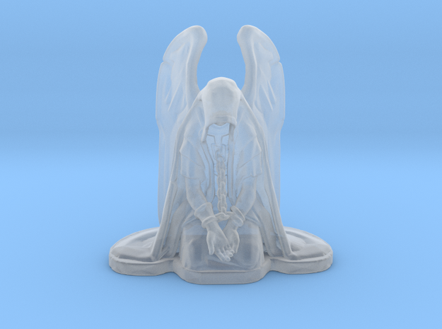 Chained Angel miniature model fantasy game dnd rpg in Smooth Fine Detail Plastic