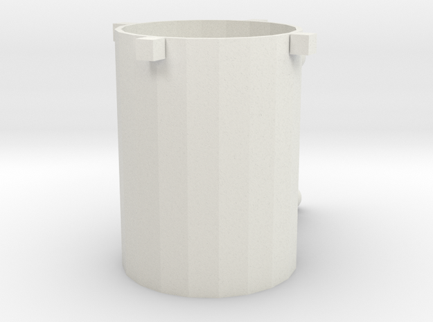Toolbox Cup in White Natural Versatile Plastic