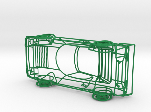 Lancia Stratos 1:24 in Green Processed Versatile Plastic