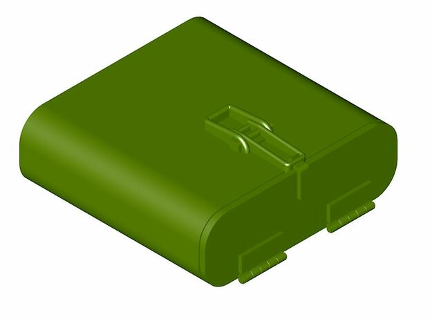 Armored First Aid Box for Sherman Tank in Clear Ultra Fine Detail Plastic