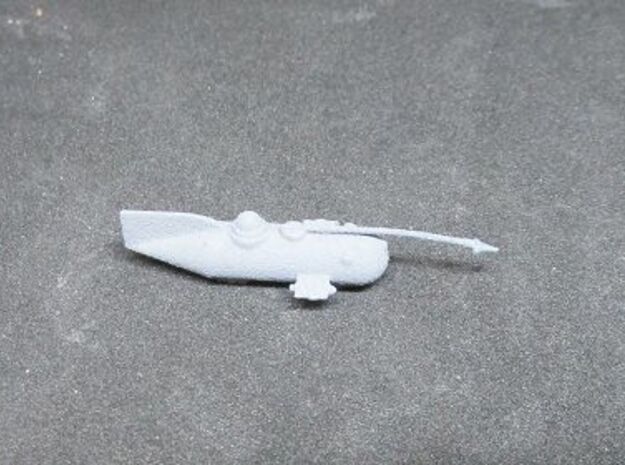 1/144 2x German Submarine Grundhai  in White Natural Versatile Plastic