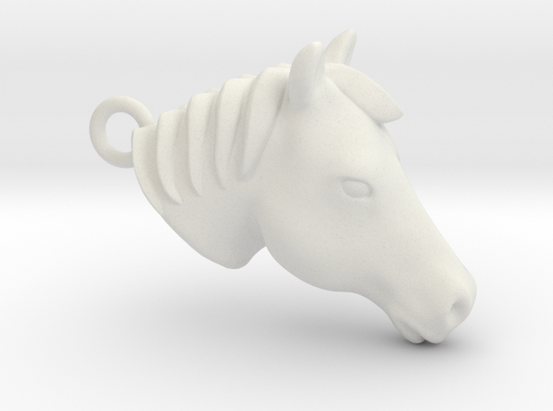 Horse 2012162154 in White Natural Versatile Plastic