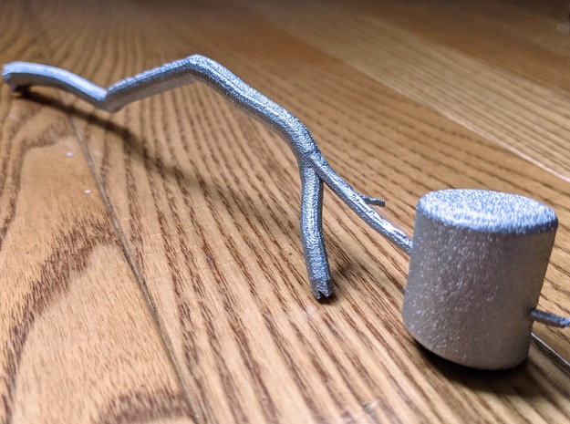 Marshmallow Candle Snuffer in Aluminum