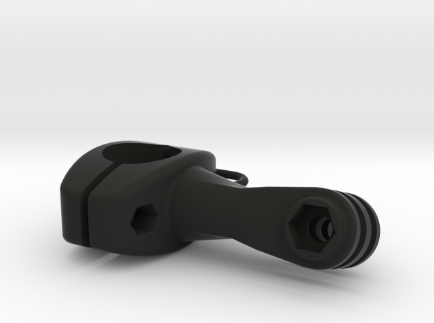 Seat Stay fitting for GoPro-style mount in Black Natural Versatile Plastic